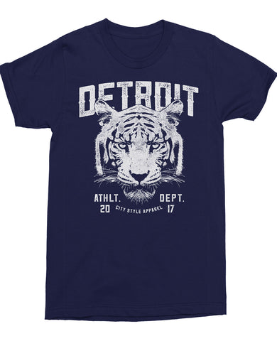 (0051) Detroit Wildlife Tiger T-Shirt, Detroit T-Shirts LLC - Detroit T-Shirts | Detroit Apparel | Detroit Clothing
