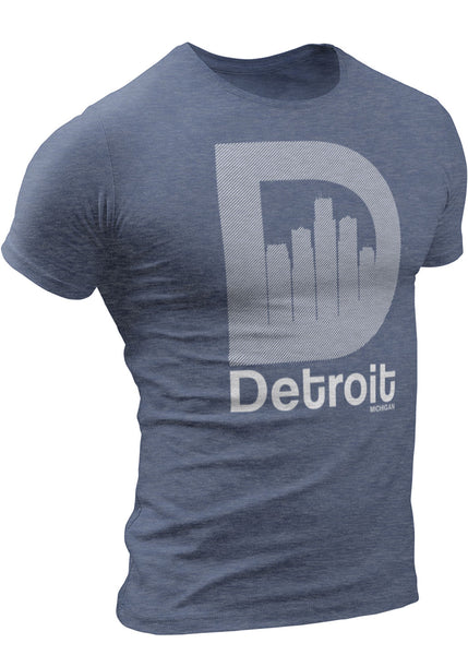 Detroit D-Skyline T-shirt by DETROIT★REBELS Brand