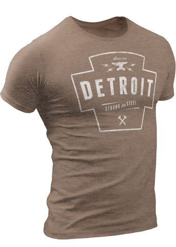 Detroit Strong As Steel T-Shirt by DETROIT★REBELS Brand