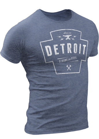 Detroit Strong As Steel T-Shirt by DETROIT★REBELS Brand