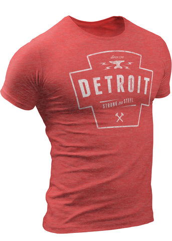 Detroit Strong As Steel T-Shirt by DETROIT★REBELS Brand
