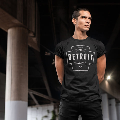 Detroit Strong As Steel T-Shirt by DETROIT★REBELS Brand