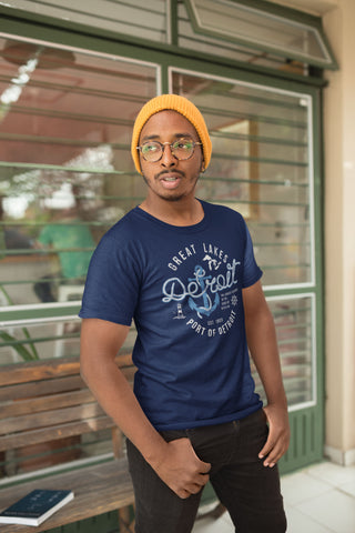 (0094) Port of Detroit T-Shirt by Detroit Rebels