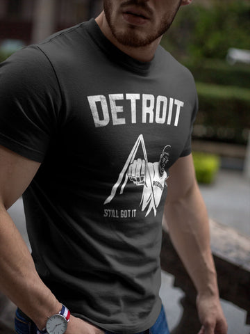 (0019) Detroit Joe Louis Fist T-Shirt, Detroit T-Shirts LLC