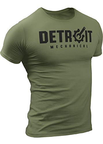 Detroit Shirt Mechanic Mechanical Engineer Motor City Apparel (Small, 28. Detroit Mechanical T-Shirt)