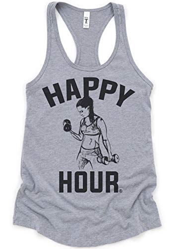 Workout Tank Tops for Women Happy Hour Weightlifting Gym Tops Womens T –  DETROIT☆REBELS® Detroit Apparel and T-Shirts