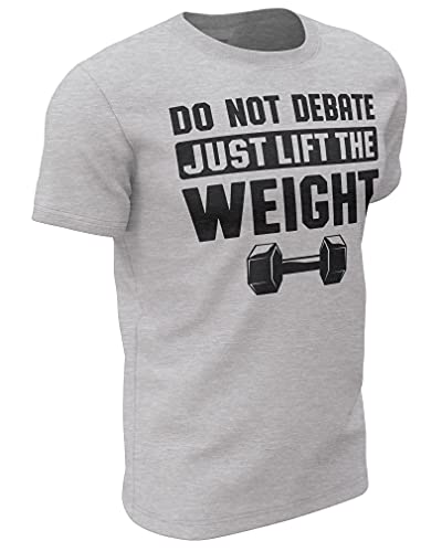 Mens Workout Shirts Happy Hour Funny Weightlifting Gym Mens