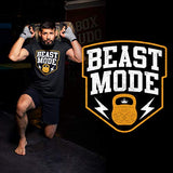 Beast Mode T-Shirt for Men Crossfit Workout Weightlifting Funny Gym Tshirt