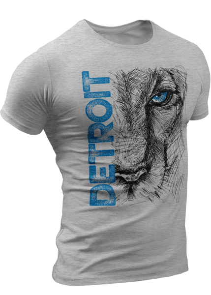 Lion Eye Detroit T-Shirt by DETROIT★REBELS Brand