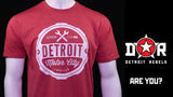 (0001) Detroit Motor City Forever T-Shirt Mens by DETROIT★REBELS Brand