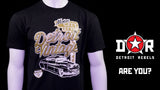(0041) Detroit Vintage Classic Car T-Shirt, Detroit T-Shirts LLC