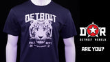 (0051) Detroit Wildlife Tiger T-Shirt, Detroit T-Shirts LLC