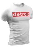 (0084) Detroit Red Box T-Shirt by Detroit Rebels Brand