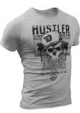 (0053) Detroit Hustler Skull T-Shirt, Detroit T-Shirts LLC