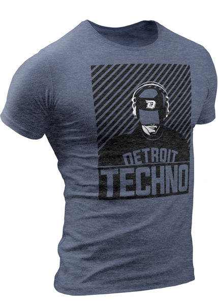 (0016) Detroit Techno T-shirt, Detroit T-Shirts LLC