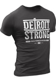Detroit Strong (Vintage Press) T-Shirt  by DETROIT★REBELS Brand
