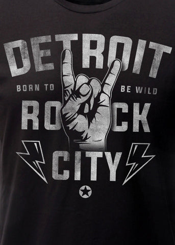 (0079) Detroit ROCK CITY T-shirt, Detroit T-Shirts LLC