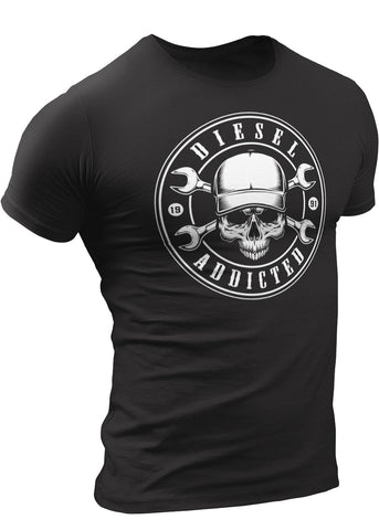 Truck Driver, Trucker or Diesel Mechanic Gift T-Shirt, Funny black shirt mens