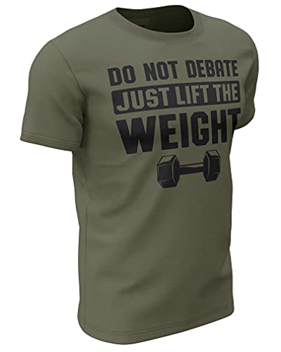 Mens Workout Shirts - Happy Hour Funny Weightlifting Gym Mens Shirts Tank Tops