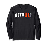 Detroit #1 Number One gift for men women - Novelty graphic Long Sleeve T-Shirt