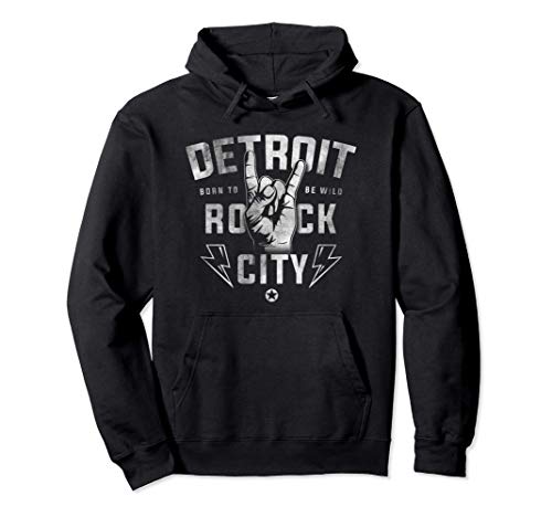 Detroit Rock City Vintage Novelty Apparel gift for men women Pullover Hoodie