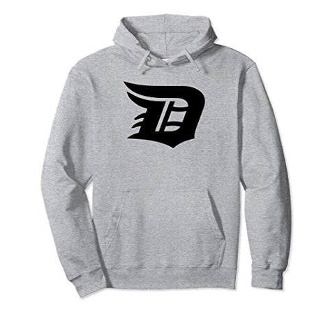 Detroit City Old English D Gift Apparel - Vintage Novelty Pullover Hoodie