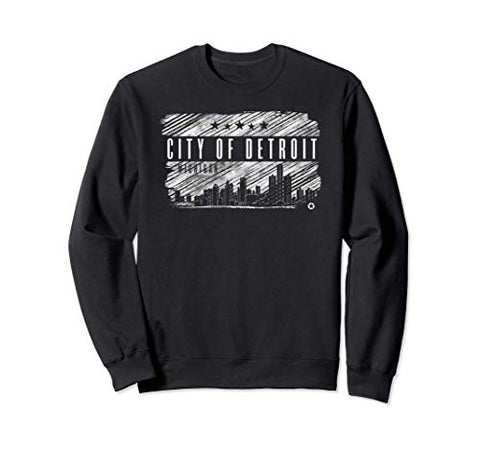 Detroit City Style Apparel - Detroit Skyline Vintage Sweatshirt