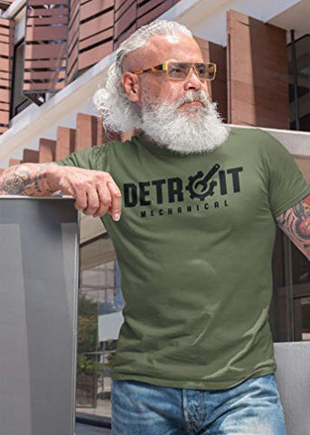 Detroit Shirt Mechanic Mechanical Engineer Motor City Apparel (Small, 28. Detroit Mechanical T-Shirt)
