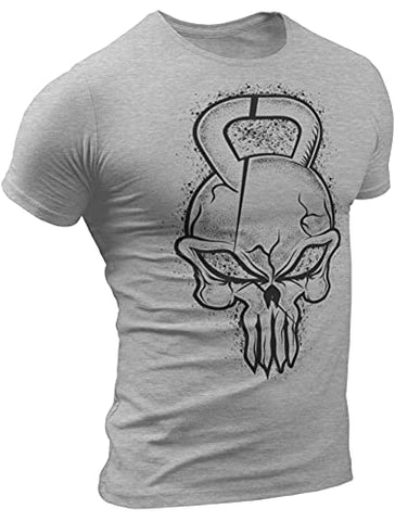 DETROIT REBELS by Detroit T-Shirts LLC Gym Reaper Workout Shirt for Men Funny Gym Motivational Sayings T-Shirt