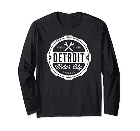 Detroit Long Sleeve T-Shirts
