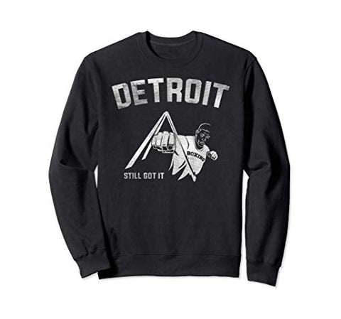Detroit Fist of Detroit Boxing gift apparel for men women Sweatshirt