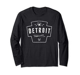 Detroit City Apparel for men women - Detroit Strong As Steel Long Sleeve T-Shirt