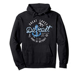 Detroit Port Vintage Detroit City style gift for men women Pullover Hoodie