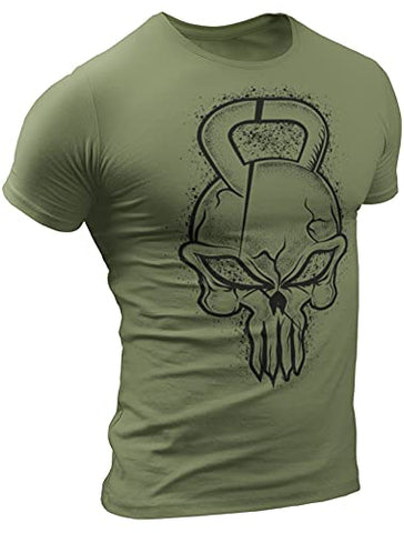 DETROIT REBELS by Detroit T-Shirts LLC Gym Reaper Workout Shirt for Men Funny Gym Motivational Sayings T-Shirt