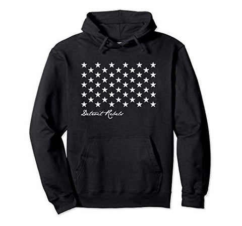 Detroit Rebels Stars Fashion Apparel for men women, Detroit Pullover Hoodie