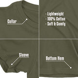 Mens Workout Shirts - Happy Hour Funny Weightlifting Gym Mens Shirts Tank Tops (Large, 032. Stay in The Fight Workout T-Shirt Military Green)