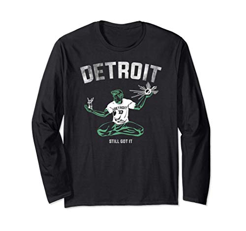 Spirit of Detroit novelty gift apparel for men women gtaphic Long Sleeve T-Shirt