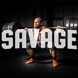 Savage T-Shirt for Men Crossfit Workout Weightlifting Funny Gym Tshirt