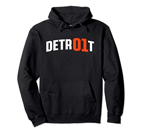 Detroit #1 Number One gift for men women - Novelty graphic Pullover Hoodie