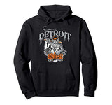 Detroit City Apparel for men women - Gangster Tiger Vintage Pullover Hoodie