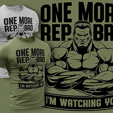One More Rep Watching You Workout Shirt Funny Gym Motivational Sayings T-Shirt