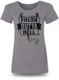 (BG-01) FRESH OUTTA HELL T-Shirt | Bad Girls Outfit