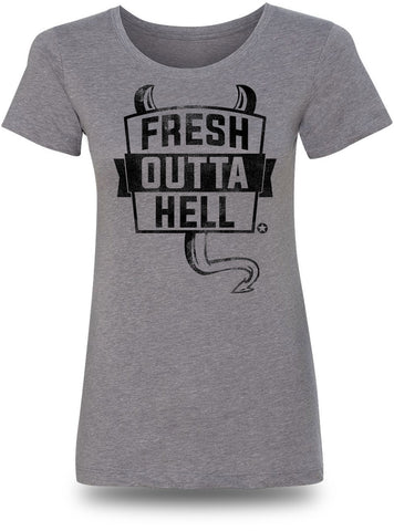 (BG-01) FRESH OUTTA HELL T-Shirt | Bad Girls Outfit