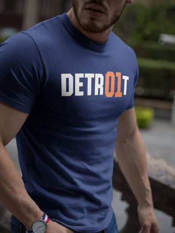 (0030) Detroit #1 T-Shirt by Detroit T-Shirts LLC