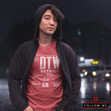 (0003) DTW - Final Destination - Detroit Airport T-Shirt by DETROIT★REBELS Brand
