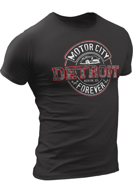 Detroit Motor City Forever T-Shirt by DETROIT★REBELS Brand