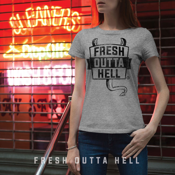 (BG-01) FRESH OUTTA HELL T-Shirt | Bad Girls Outfit