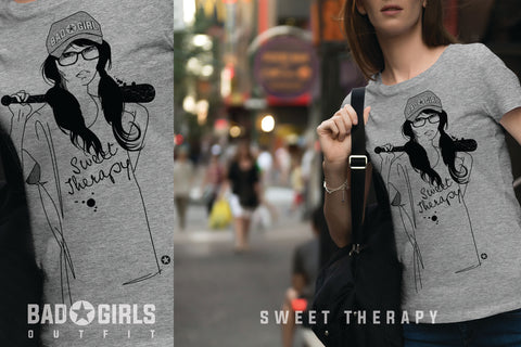 (BG-04) SWEET THERAPY T-SHIRT | Bad Girls Outfit