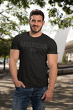 (0108) American T-shirt for proud Americans and Veterans by Detroit Rebels Brand