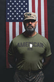 (0108) American T-shirt for proud Americans and Veterans by Detroit Rebels Brand